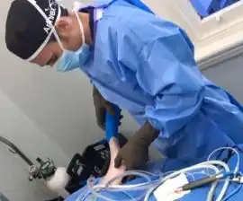 Surgeons doing an operation